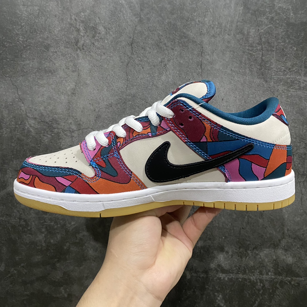 【Top版本】 Parra x Nike SB Dunk Low白蓝红 Dunk白蓝红联名 DH7695-600