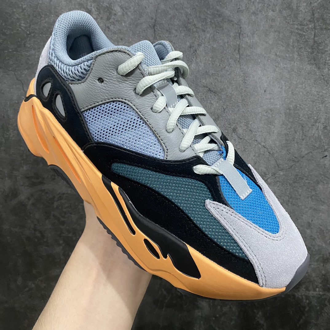 纯原版本Yeezy700WashOriange水洗橙灰橙GW0296市场最坚挺的版本此版本也不会随着市场