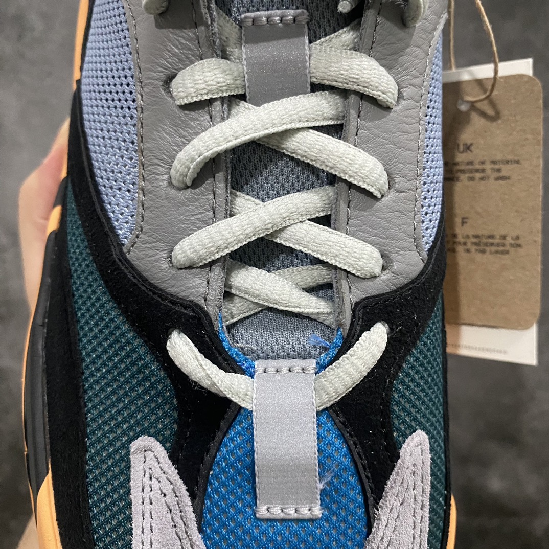 纯原版本Yeezy700WashOriange水洗橙灰橙GW0296市场最坚挺的版本此版本也不会随着市场