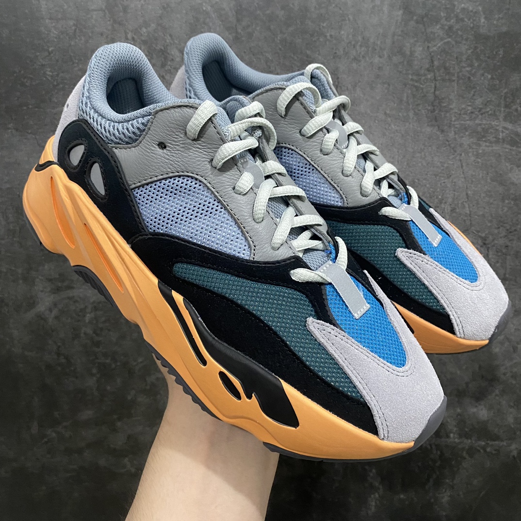 纯原版本Yeezy700WashOriange水洗橙灰橙GW0296市场最坚挺的版本此版本也不会随着市场