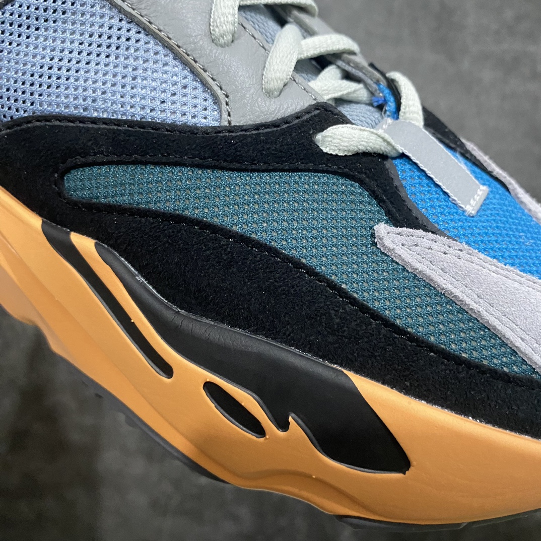 纯原版本Yeezy700WashOriange水洗橙灰橙GW0296市场最坚挺的版本此版本也不会随着市场