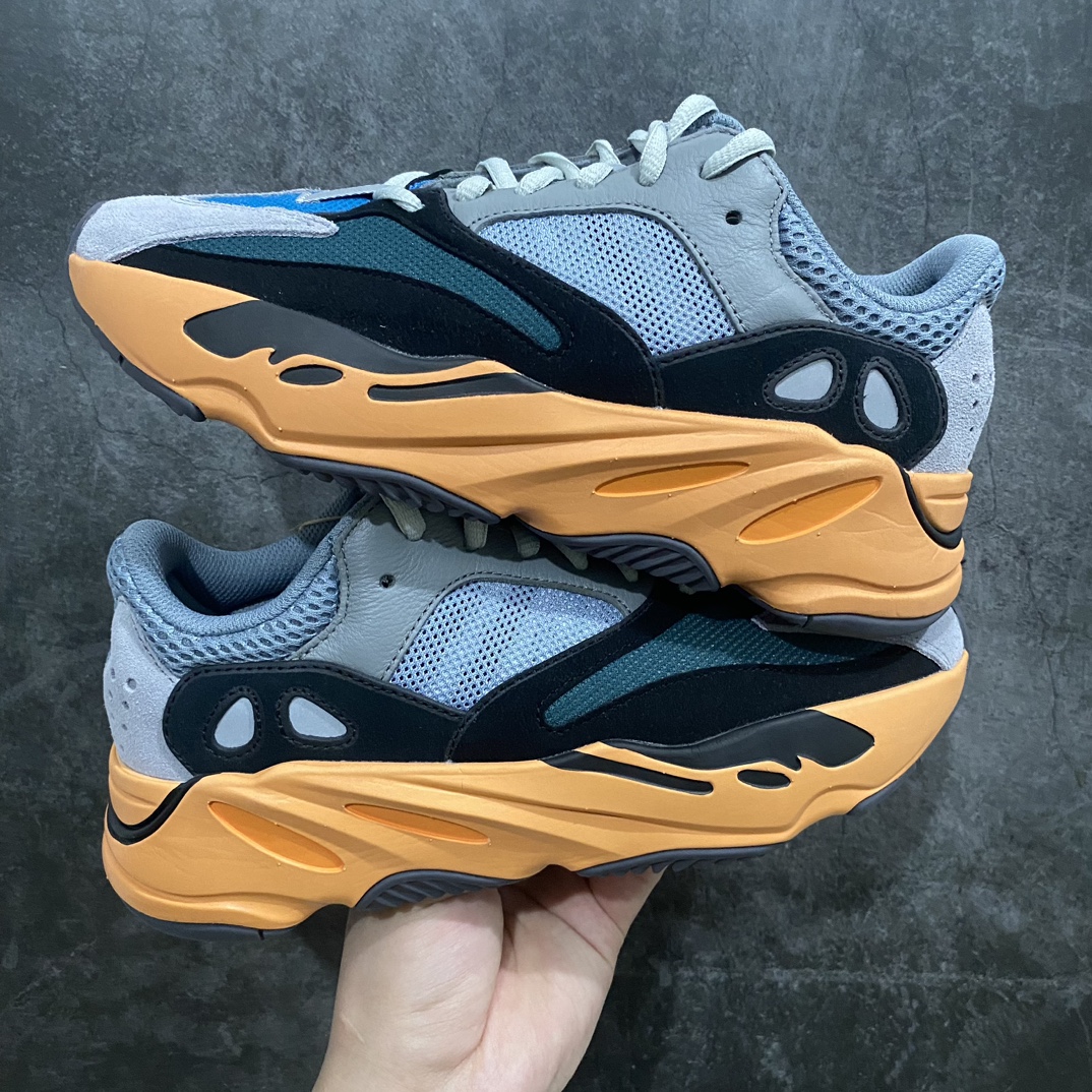 纯原版本Yeezy700WashOriange水洗橙灰橙GW0296市场最坚挺的版本此版本也不会随着市场