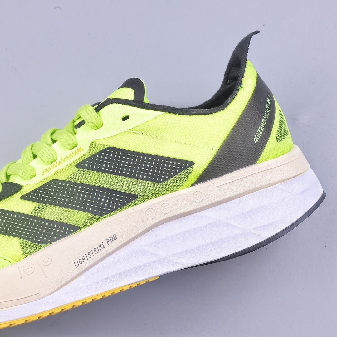 Adidas Adizero Boston 11 ultra-light foam bottom cushioning breathable running shoes GX6650