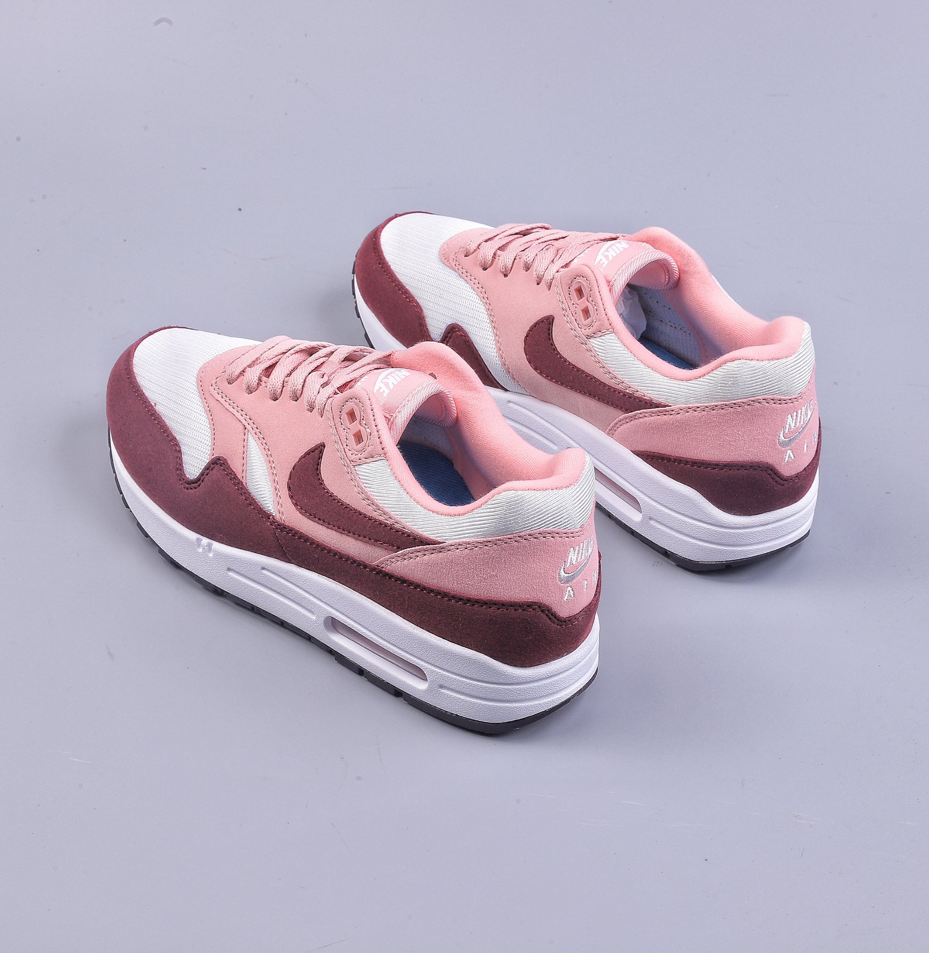 Nike Air Max 1 JW replica white and blue pure original version retro casual running shoes FJ8314-200