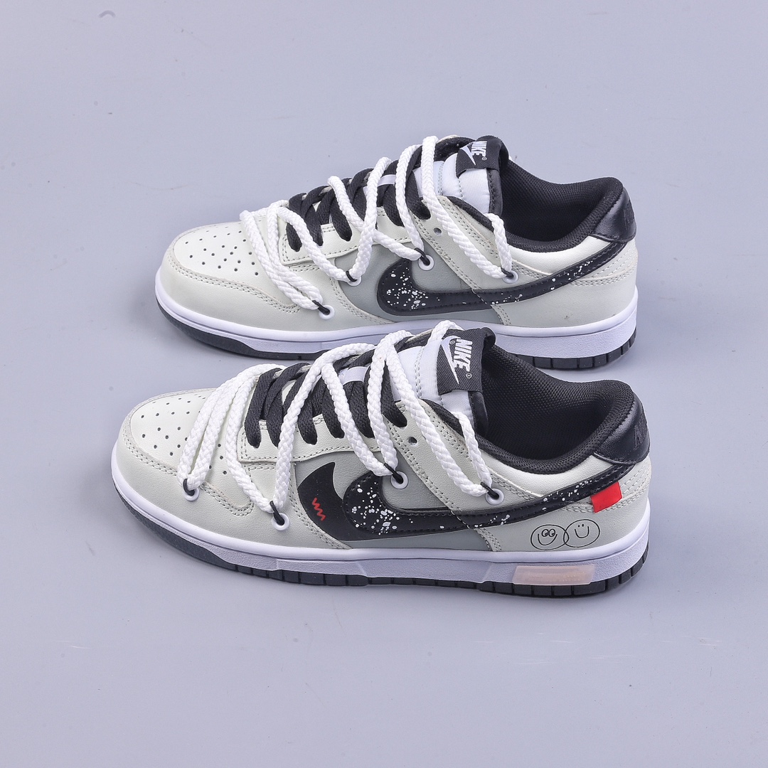 OW custom gift box Nk Dunk Low sb strap deconstruction SB buckle broken backboard fashion casual shoes DD1391-100