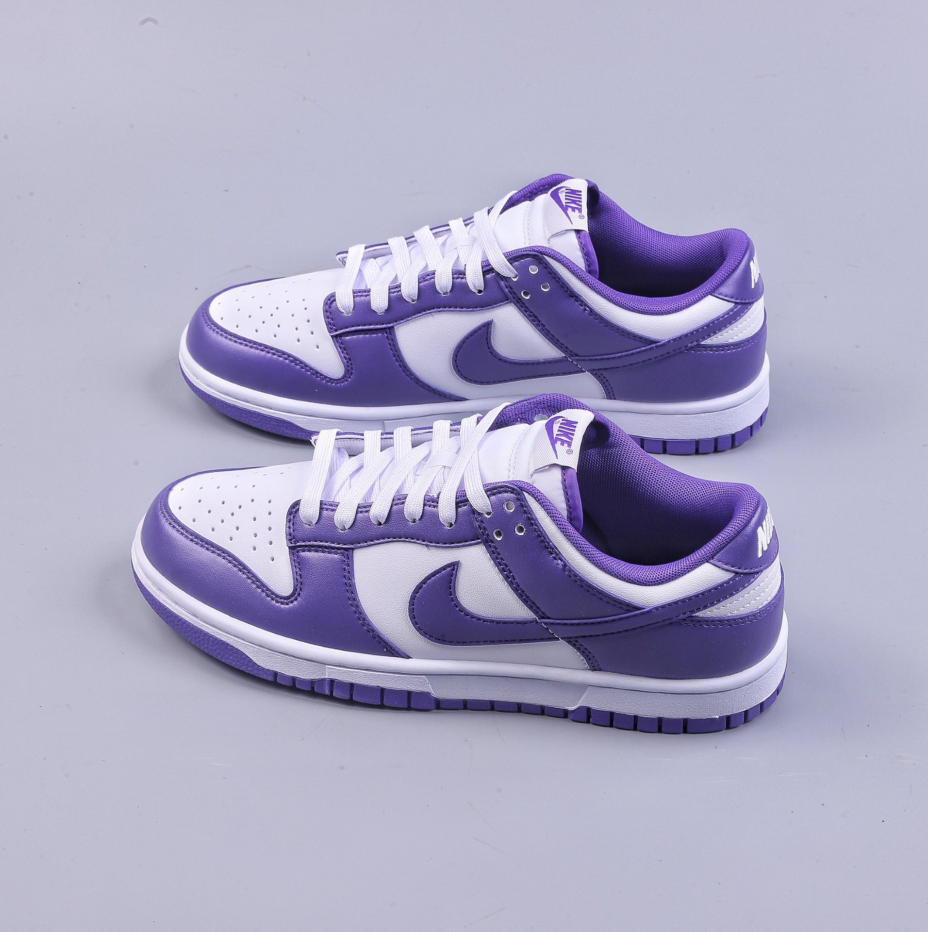 VT NK Dunk low Retro ”Court Purple” white and purple low-top casual sports shoes DD1391-104