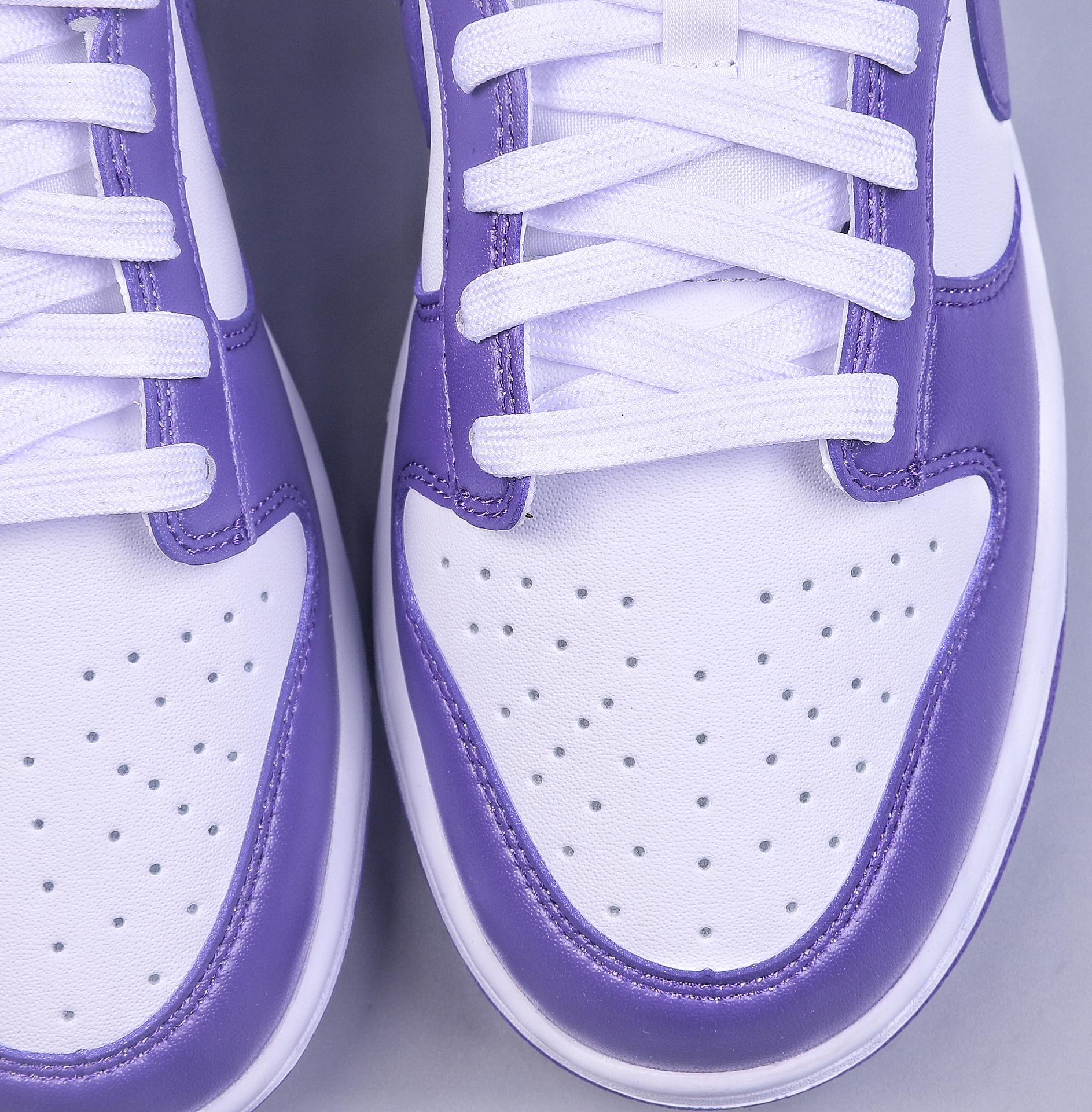 VT NK Dunk low Retro ”Court Purple” white and purple low-top casual sports shoes DD1391-104