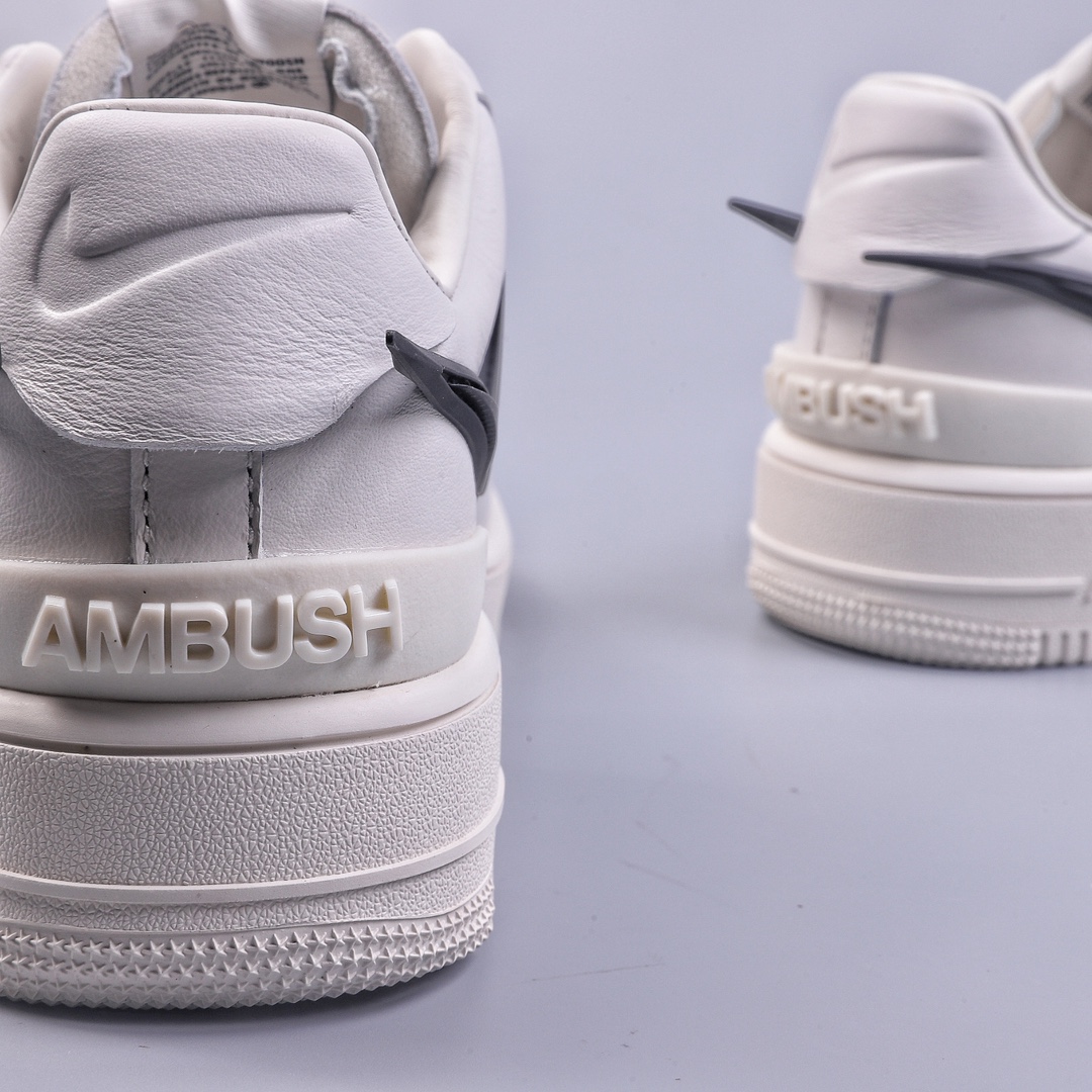 OG AMBUSH x NK Air Force 1 Low Air Force One Low-top Sports Shoes Joint Big Hook White and Black DV3464-002