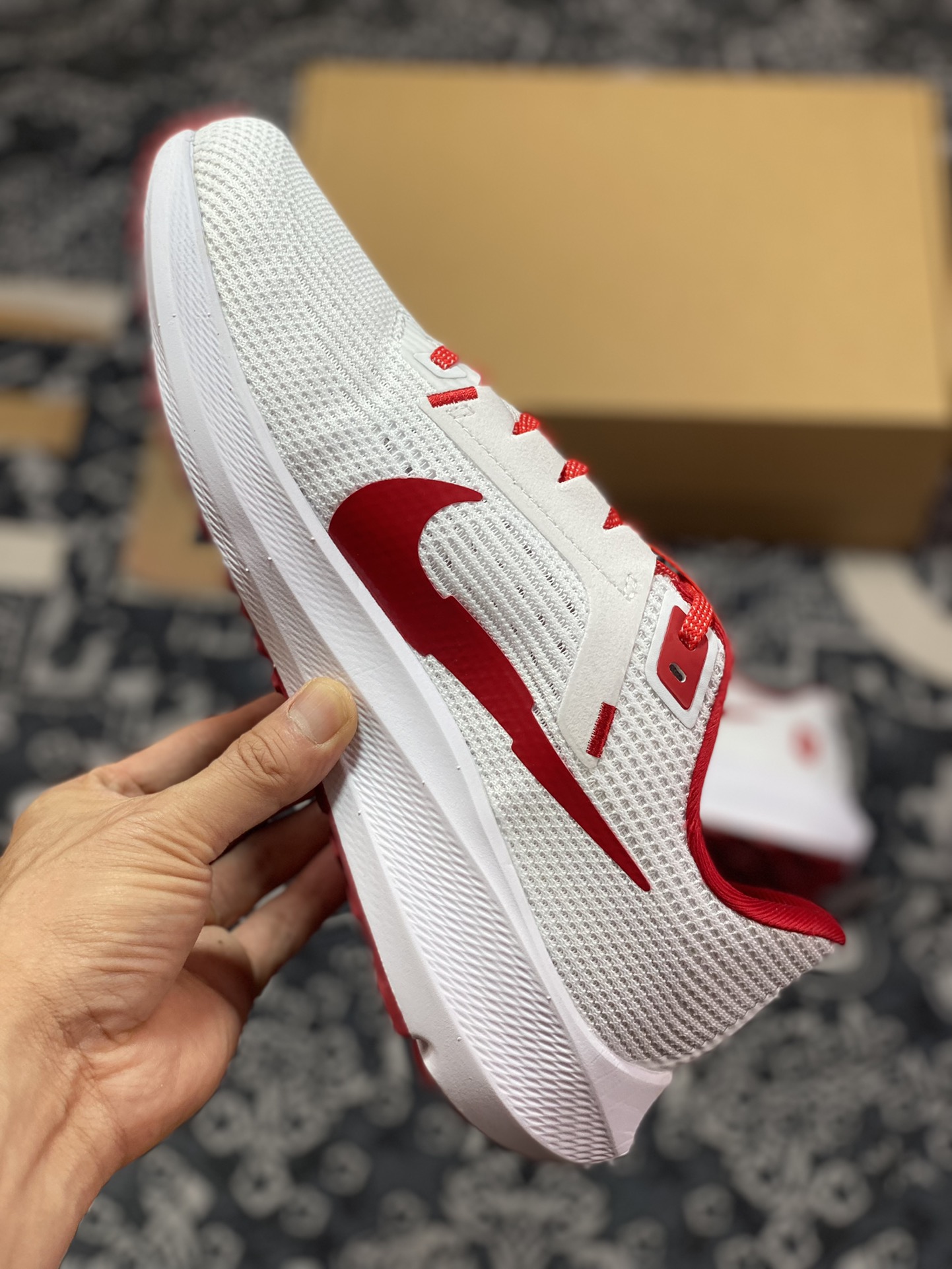 Air Zoom Pegasus 40 White Red FJ2844-100