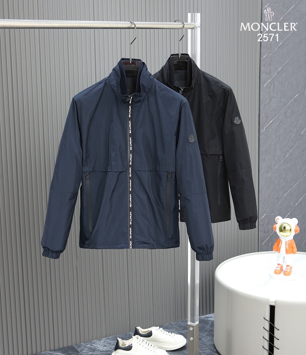 Moncler Clothing Coats & Jackets Black Blue Men Fall/Winter Collection Fashion Casual