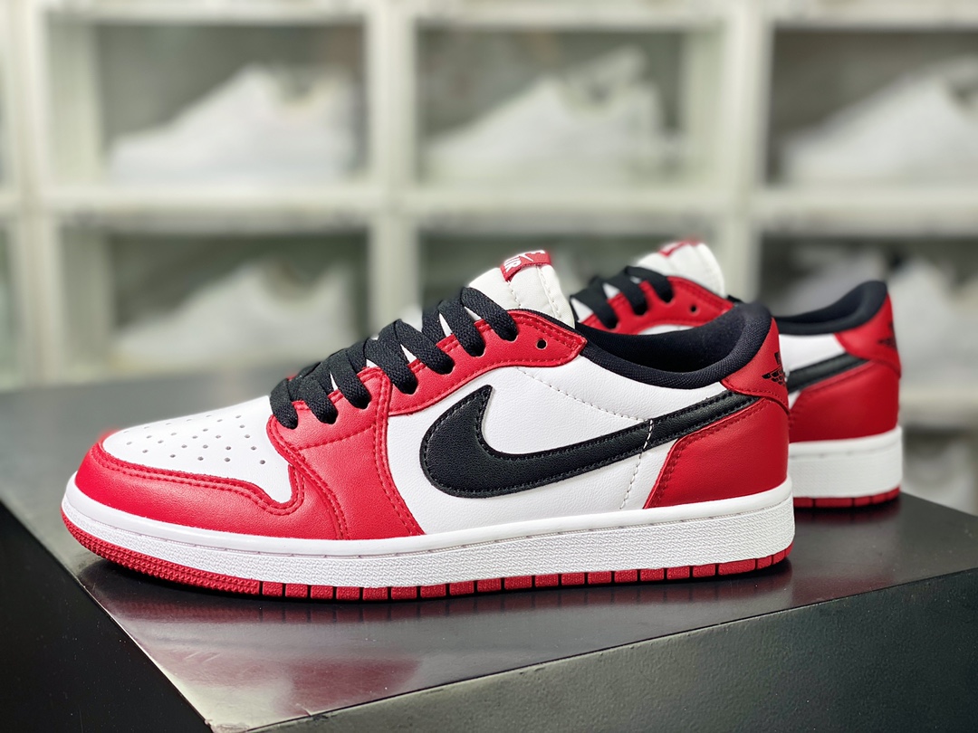 Air Jordan 1 Low OG ”Chicago” AJ1 Jordan first generation low-top classic basketball shoes ”Bulls Chicago white red black” 705329-600