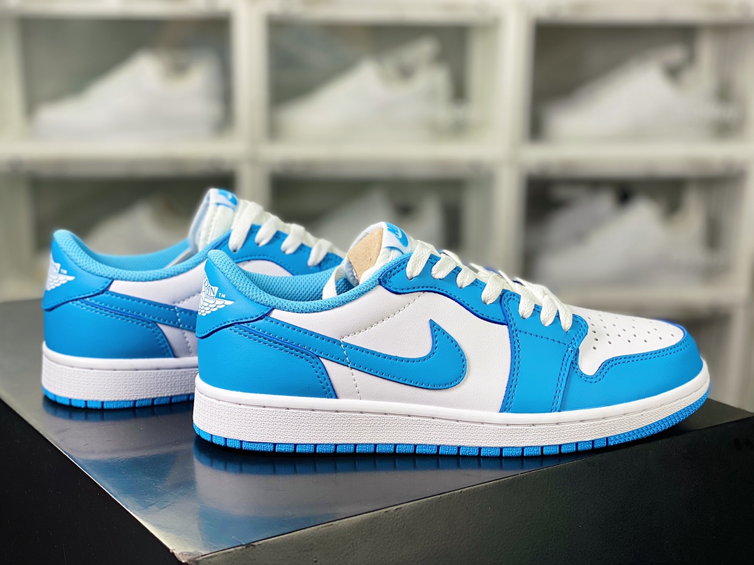 Eric Koston x Dunk SB x Air Jordan 1 Low ”Carolina Blue” SB mixed AJ1 Jordan first generation basketball shoes ”North Carolina Blue and White Low Top” CJ7891-401