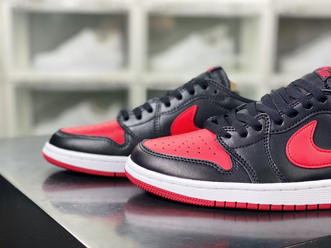 200 Air Jordan 1 Retro Low OG”Bred”AJ1乔丹一代低帮篮球鞋“OG黑红禁穿”705329-001