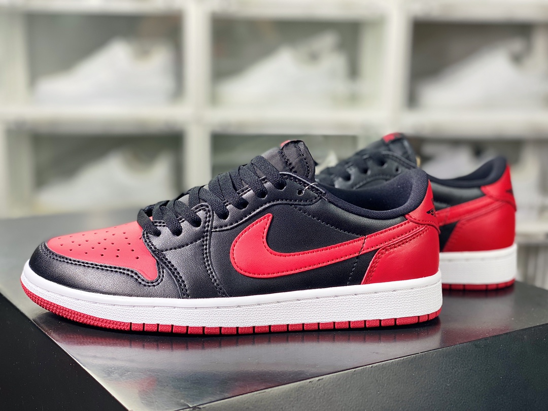 200 Air Jordan 1 Retro Low OG”Bred”AJ1乔丹一代低帮篮球鞋“OG黑红禁穿”705329-001