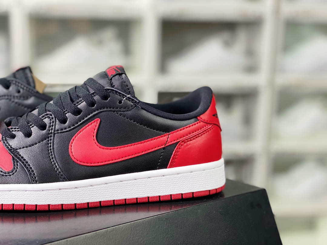 200 Air Jordan 1 Retro Low OG”Bred”AJ1乔丹一代低帮篮球鞋“OG黑红禁穿”705329-001