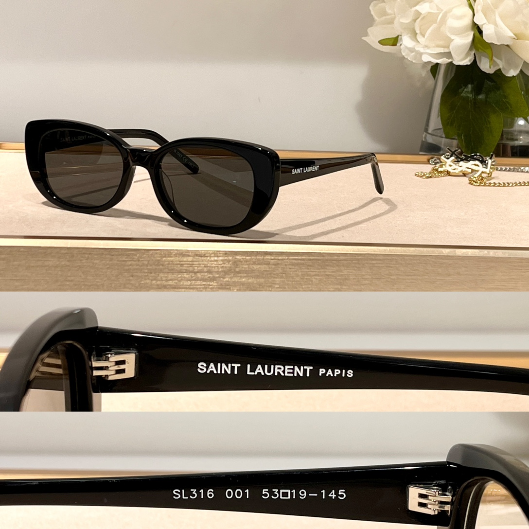  非市面流通货⚠️
SAINT LAURENT 
SL316
Size53口19-145💕
