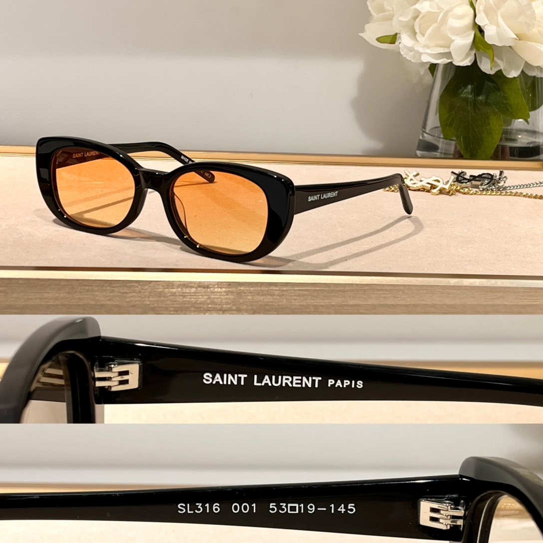  非市面流通货⚠️
SAINT LAURENT 
SL316
Size53口19-145💕

