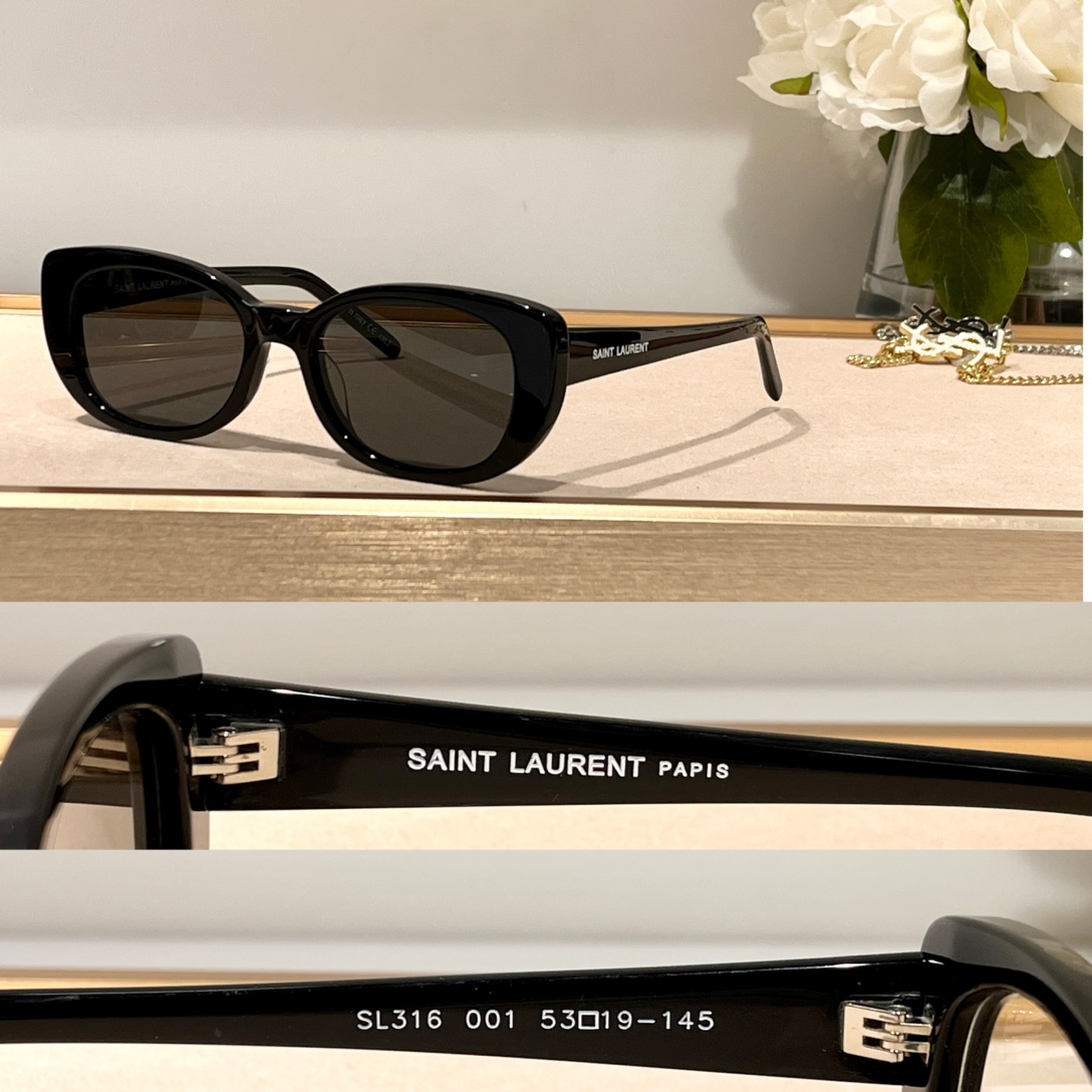  非市面流通货⚠️
SAINT LAURENT 
SL316
Size53口19-145💕
