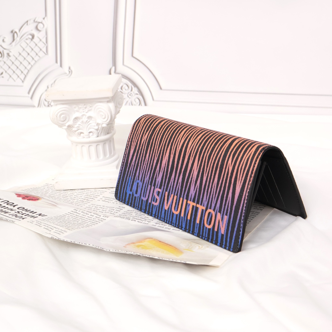 Luxury leather wallet close-up of leather texture