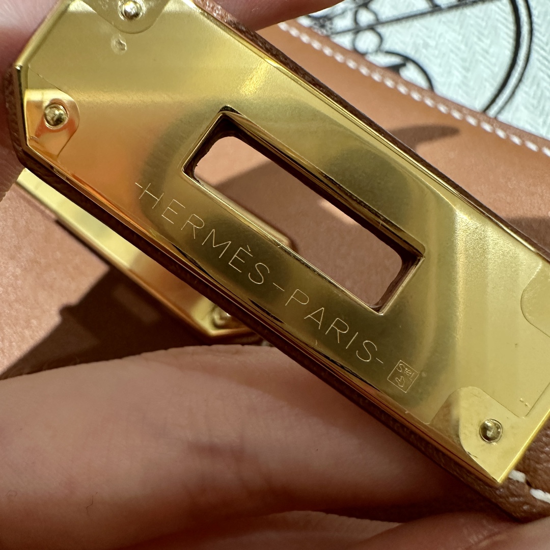 Handmade Mini Jypsiere Bag in Gold Swift Leather with Gold Hardware 10 i1692254520 204 8