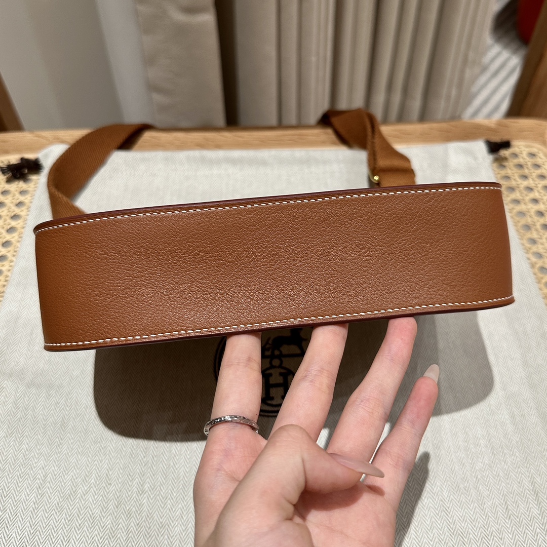 Handmade Mini Jypsiere Bag in Gold Swift Leather with Gold Hardware 6 i1692254520 3939 4