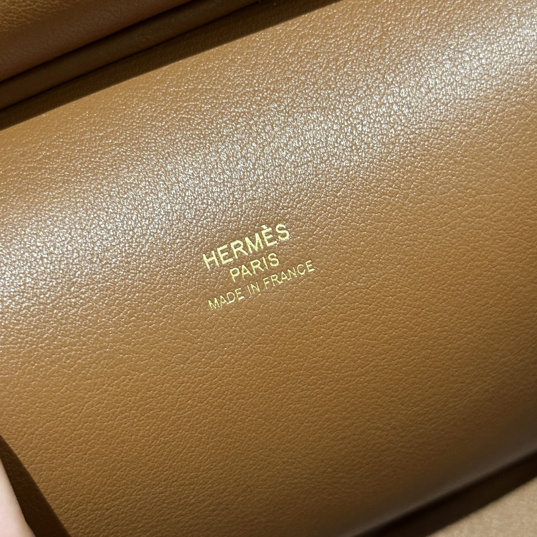 Handmade Mini Jypsiere Bag in Gold Swift Leather with Gold Hardware 9 i1692254520 6547 7