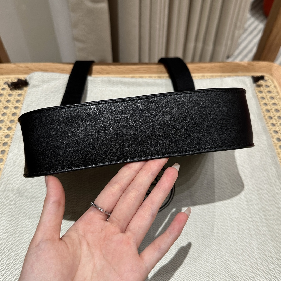 Mini Jypsiere Black Swift Leather Gold Hardware Handmade Designer Bag 5 i1692254728 8179 4