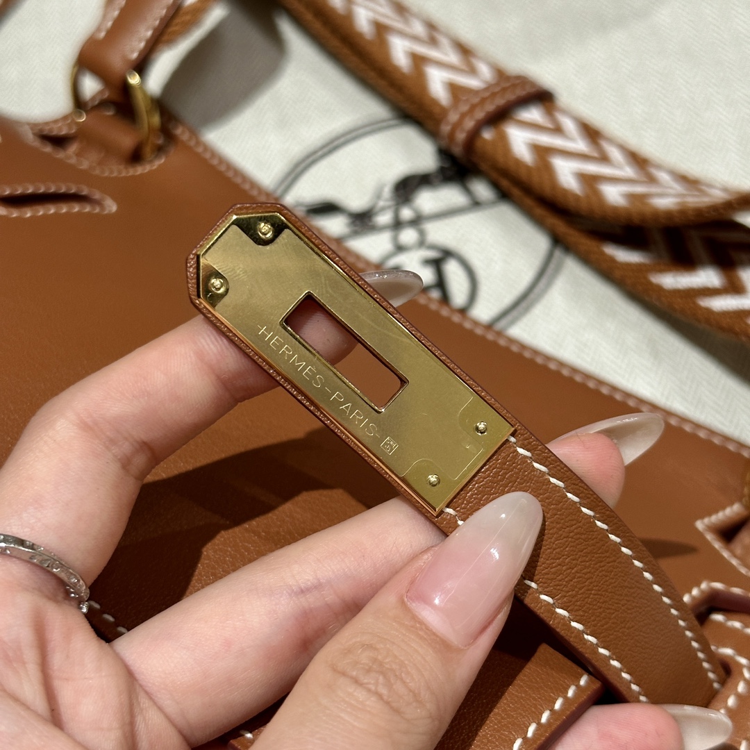 Handmade Mini Jypsiere Bag in Gold Swift Leather with Gold Hardware 10 i1692254963 9643 8