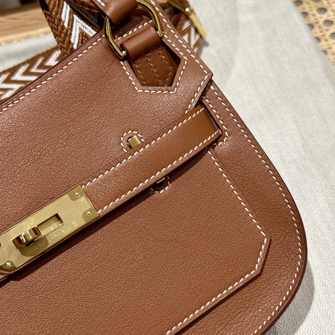 Handmade Mini Jypsiere Bag in Gold Swift Leather with Gold Hardware 4 i1692254987 8325 2