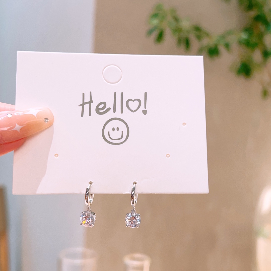 Allergiearmes Silber Ohrringe Hochwertig Hochzeitsgeschenk Gold