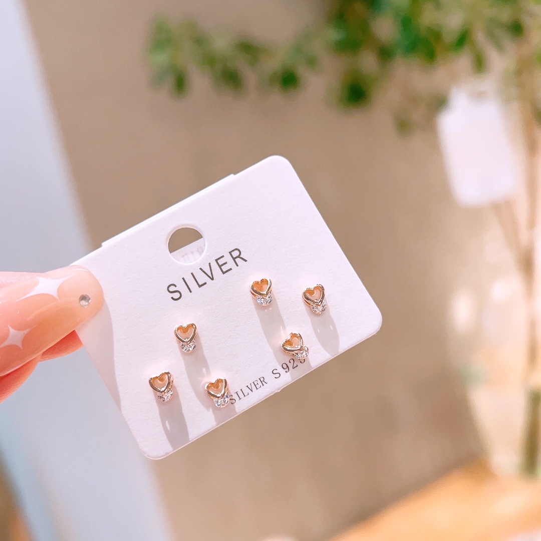 S925 Sterlingsilber Ohrringe Ultra minimalistisch Lehrertag Gold