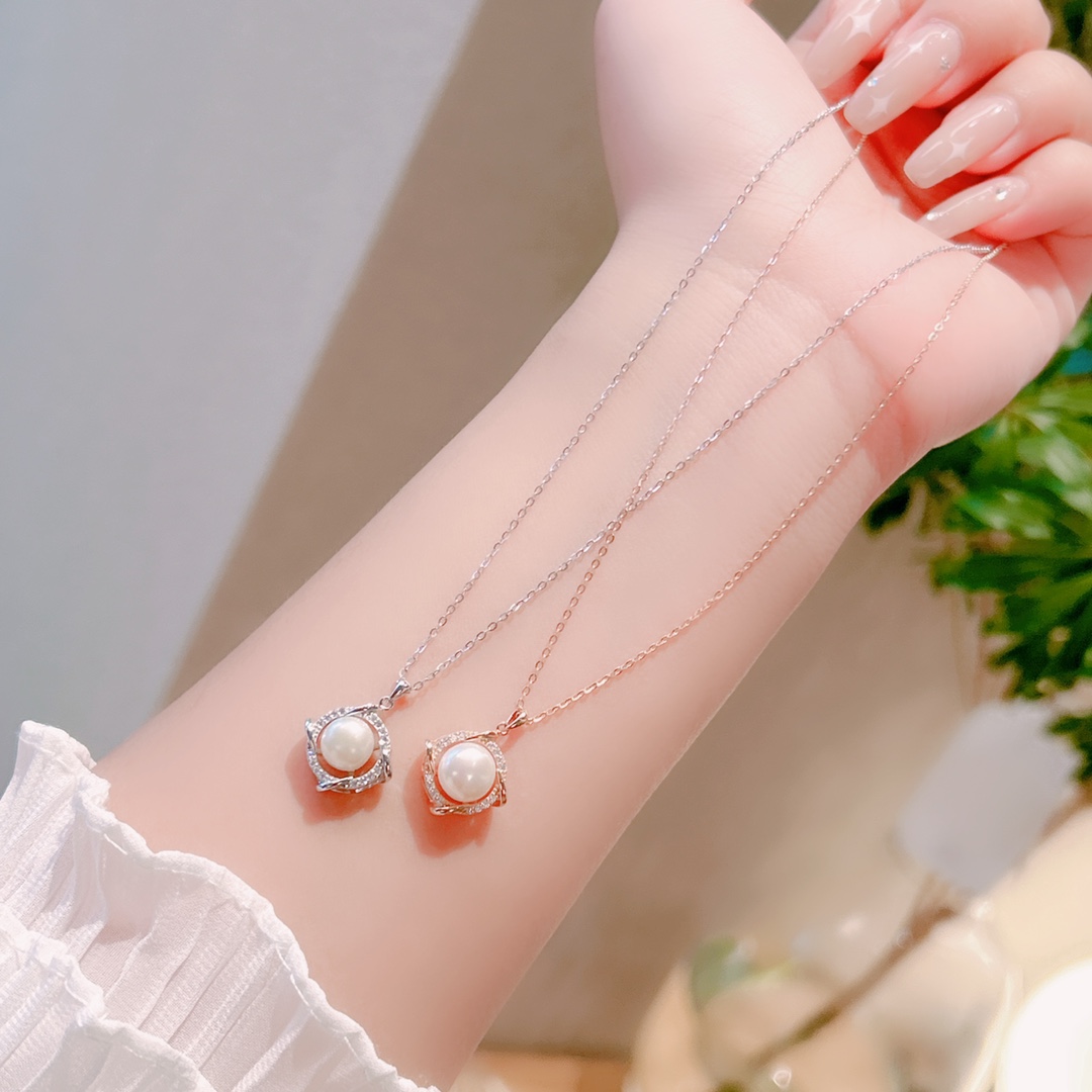 ガーリー925シルバーネックレスゴールド 卒業