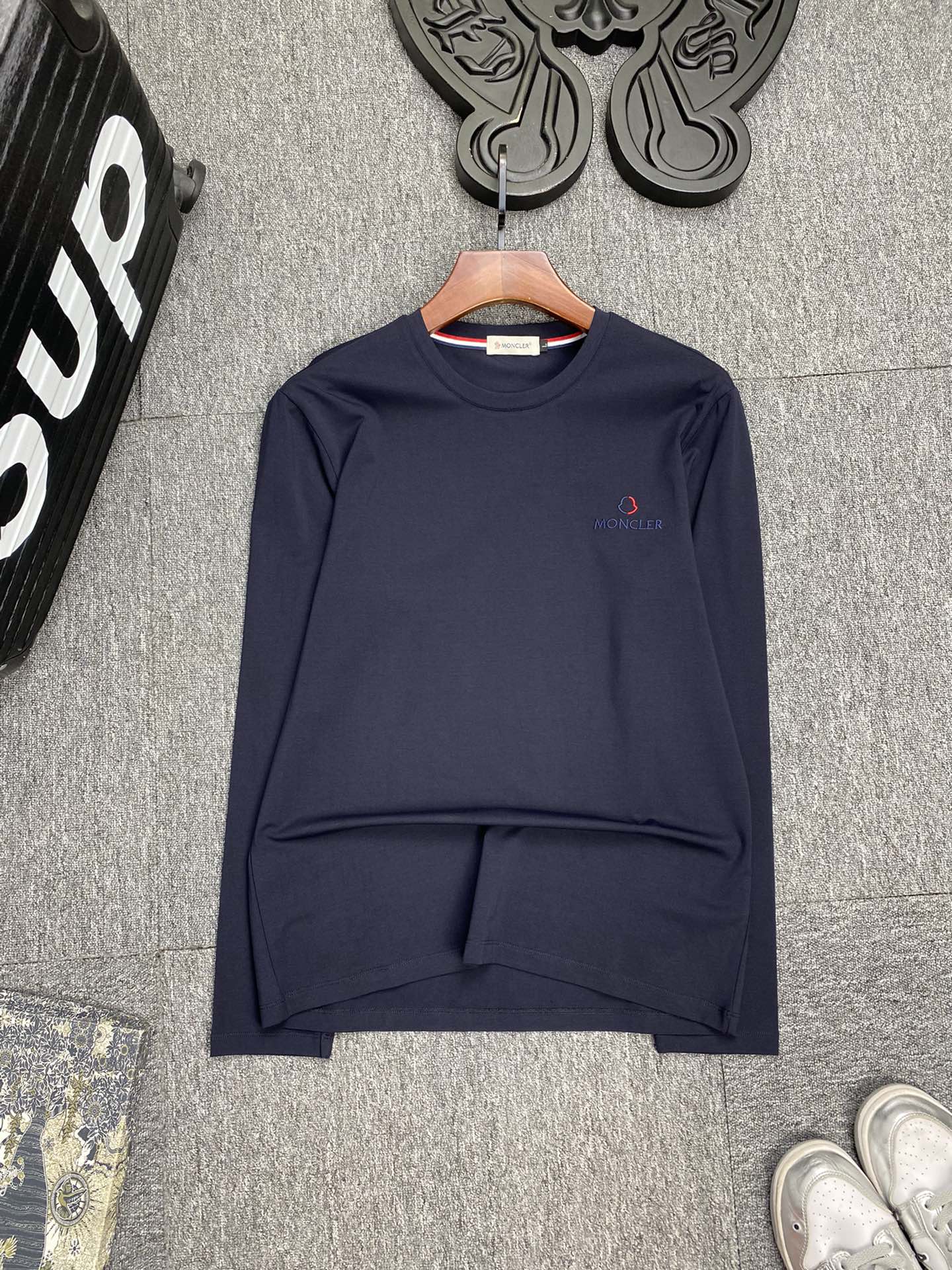 Moncler Clothing T-Shirt Men Fall Collection Long Sleeve