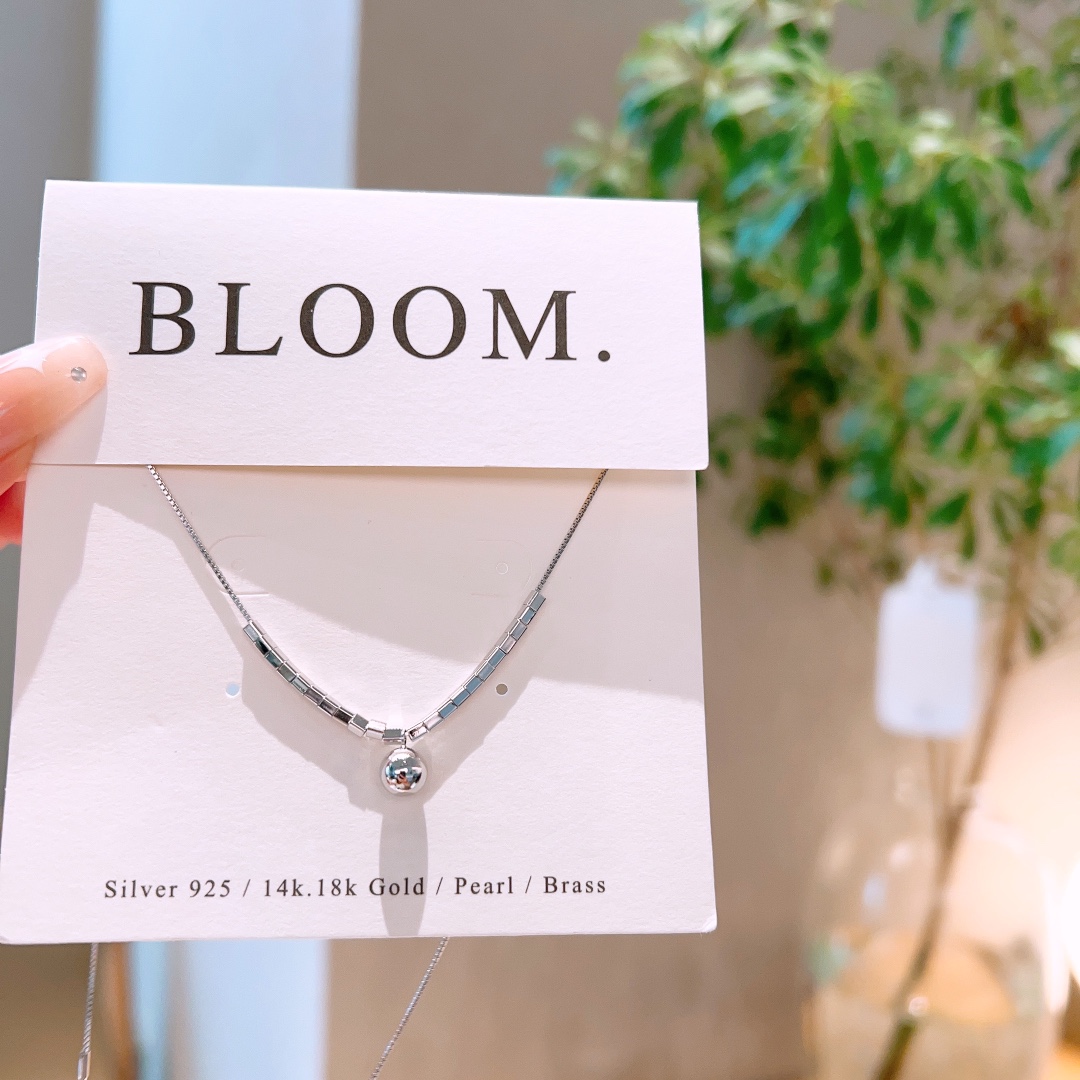 S925 Sterling Silver Necklace Girly Proposal Silver