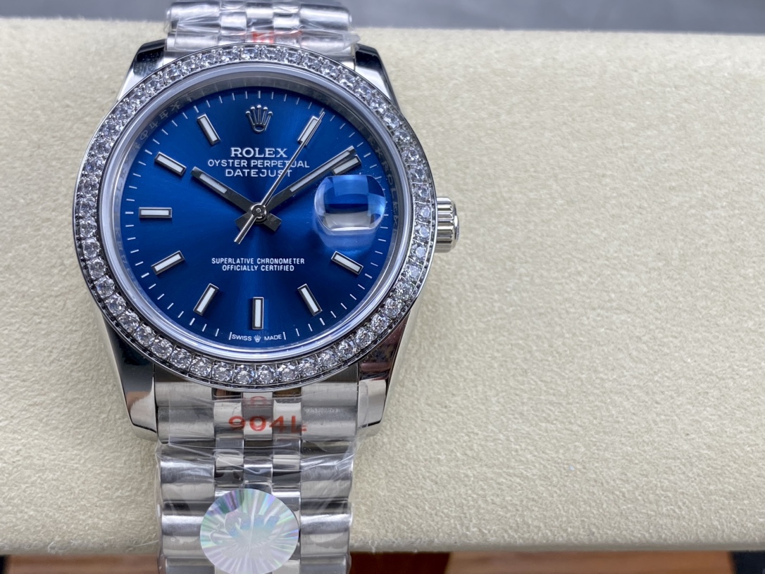 ロレックス デイトジャスト 36mm 自動巻き 腕時計