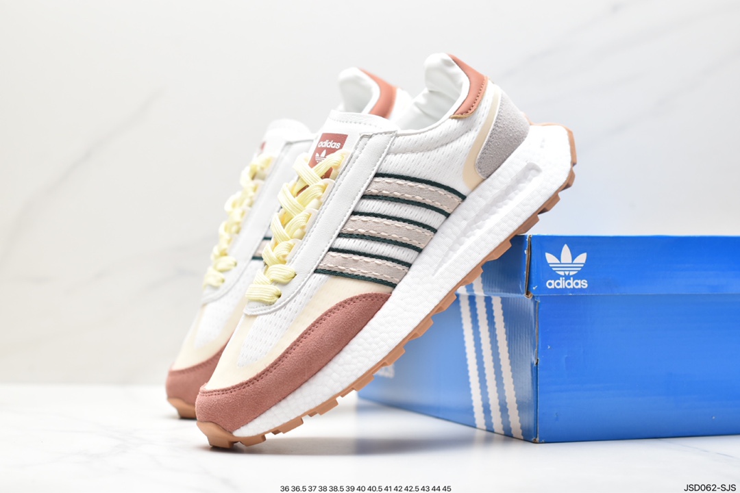 200 adidas Racing E5 Boost Prototype 速度轻盈复古系列 IE0490