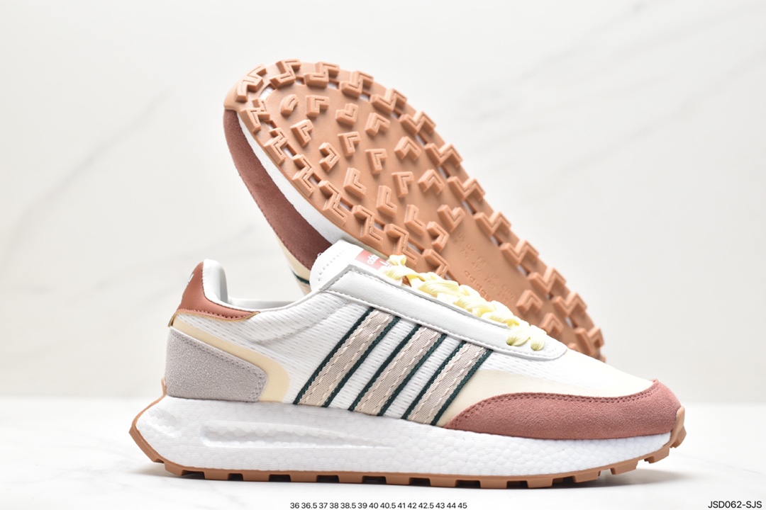 200 adidas Racing E5 Boost Prototype 速度轻盈复古系列 IE0490