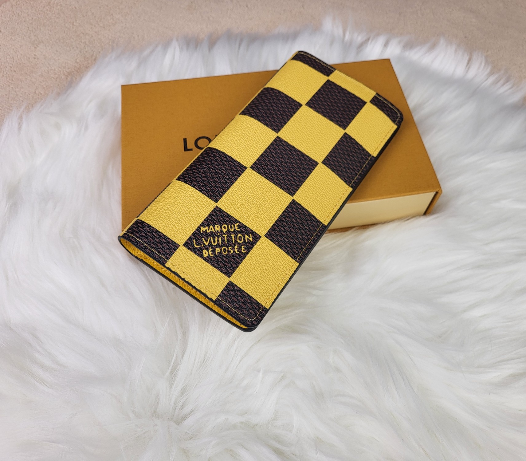 Side view of slim luxury leather bifold wallet