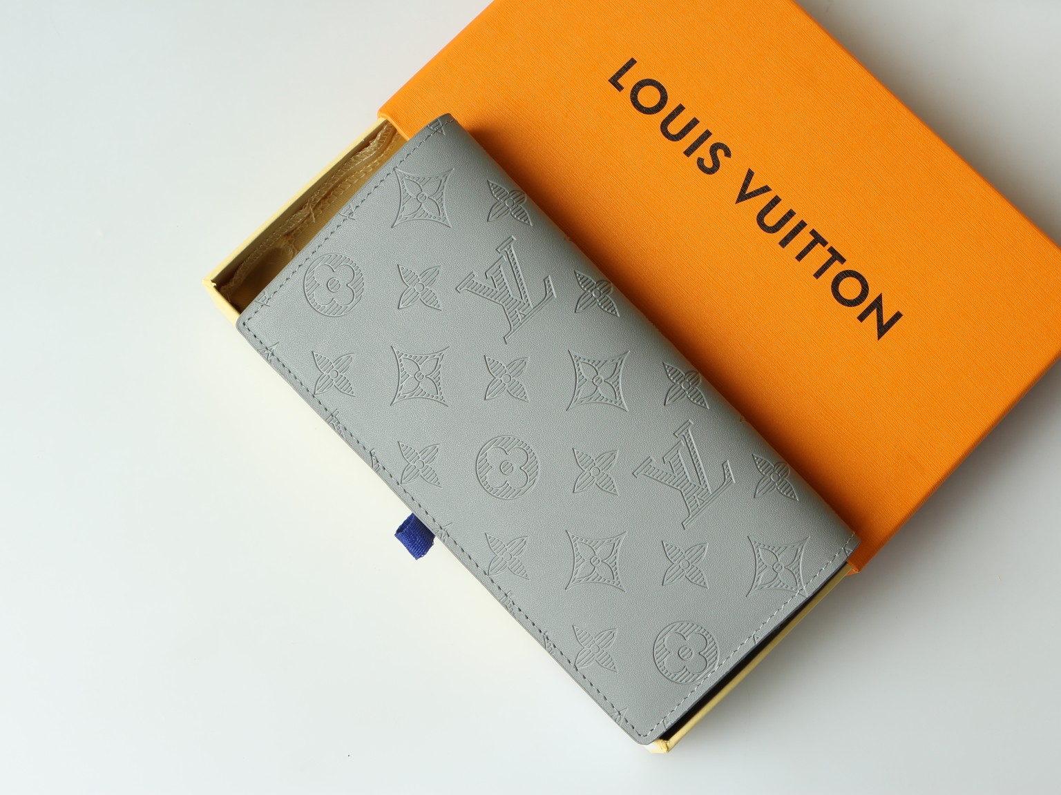 Premium bifold wallet open with cards