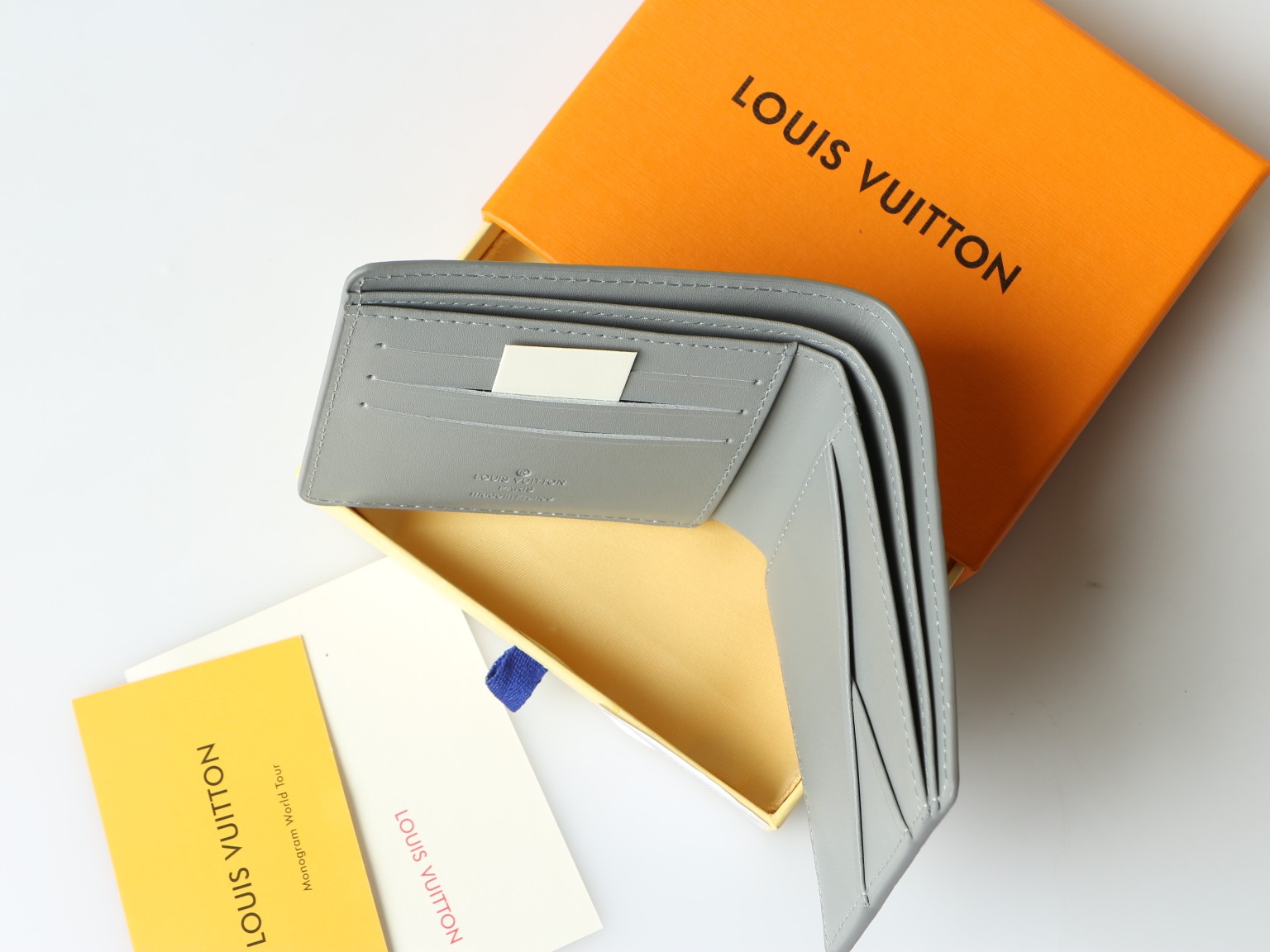 Bifold wallet close-up