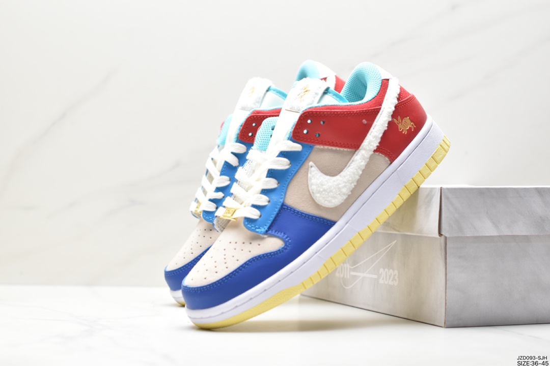 Nike SB Dunk Low ”Year of the Rabbit” dunk series low-top casual sports skateboard shoes ”Light brown beige rabbit” FD4203-211