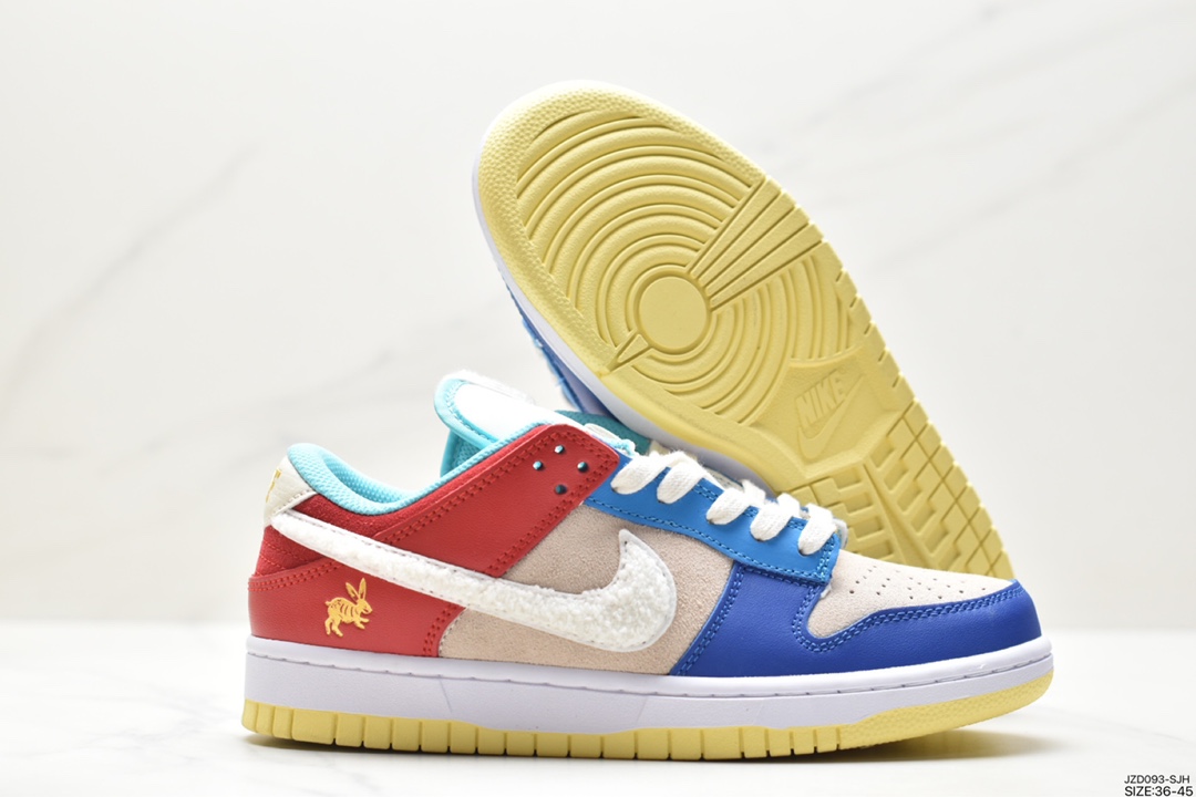 Nike SB Dunk Low ”Year of the Rabbit” dunk series low-top casual sports skateboard shoes ”Light brown beige rabbit” FD4203-211