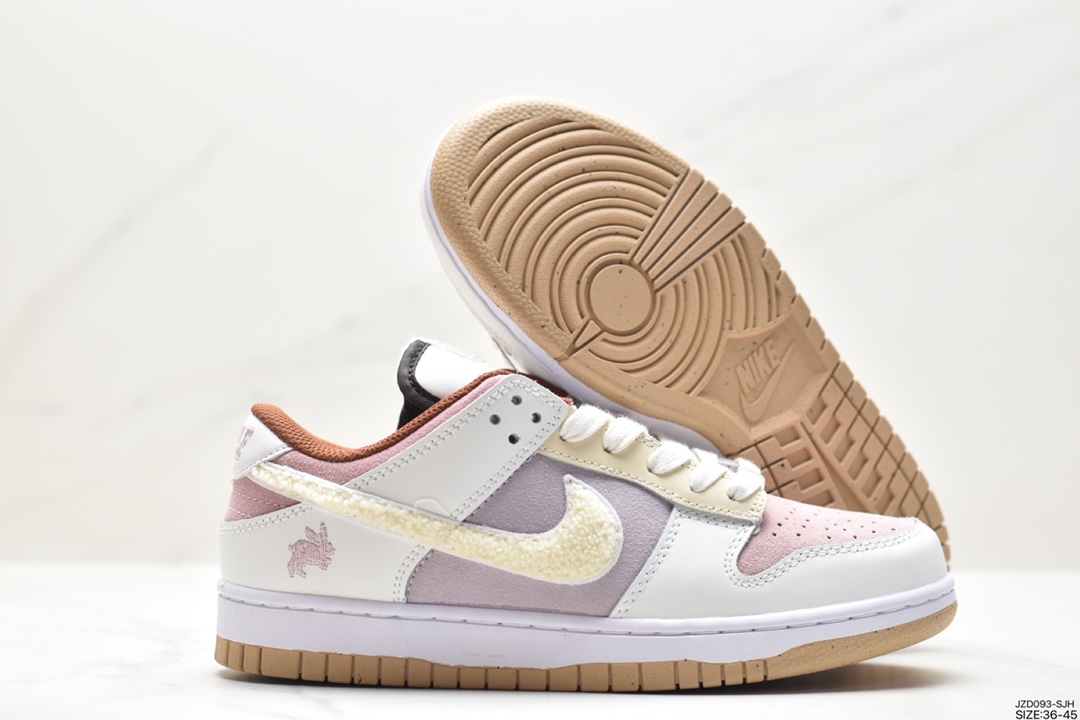 Nike SB Dunk Low ”Year of the Rabbit” dunk series low-top casual sports skateboard shoes ”Light brown beige rabbit” FD4203-211