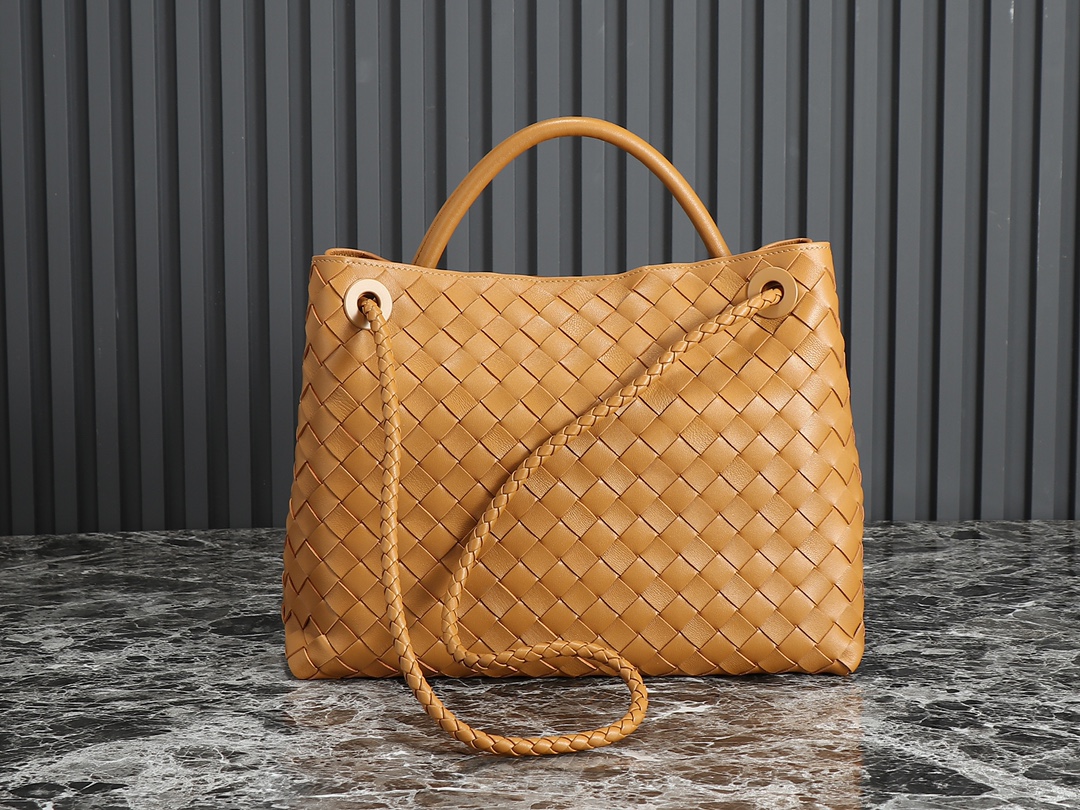 Bottega Veneta Andiamo Medium Handbag: Nappa Leather, Woven Design, Stylish & Roomy 2 i1692293320 9331 1
