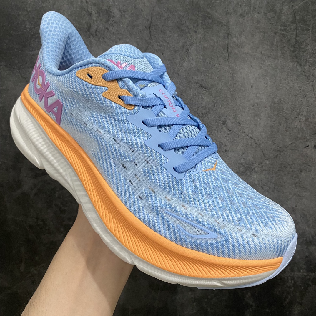 [Pure original] HOKA ONE ONE Clifton Clifton 9th generation blue orange