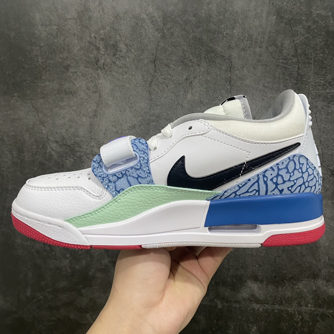 图片[2]-【小绿X版】Air Jordan Legacy AJ312 白紫蓝 复活节 DV9127-101n目前市场最好版本 优于之前各代号版本n最新原鞋开发 独家鞋底模具 目前市场最正确版型 后跟处饰有标志性爆裂纹覆盖层 正确官方原盒原配整洁度一流 鞋身采用了头层皮制作 平台电商直供首选 售后超低  尺码：36 36.5 37.5 38 38.39 40 40.5 41 42 42.5 43 44 44.5 45 46 47.5-莆田鞋批发中心