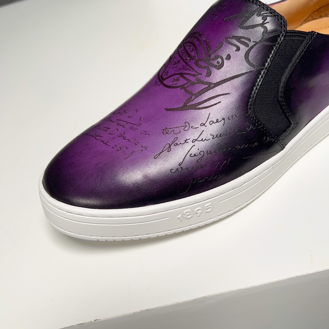 430BerlutiBerluti Men's SneakersEste zapato excepcionalmente moderno rompe moldes con un empeine de 