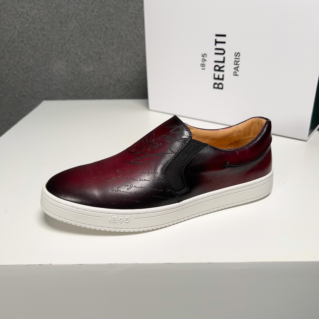 430BerlutiBerluti Men's SneakersEste zapato excepcionalmente moderno rompe moldes con un empeine de 