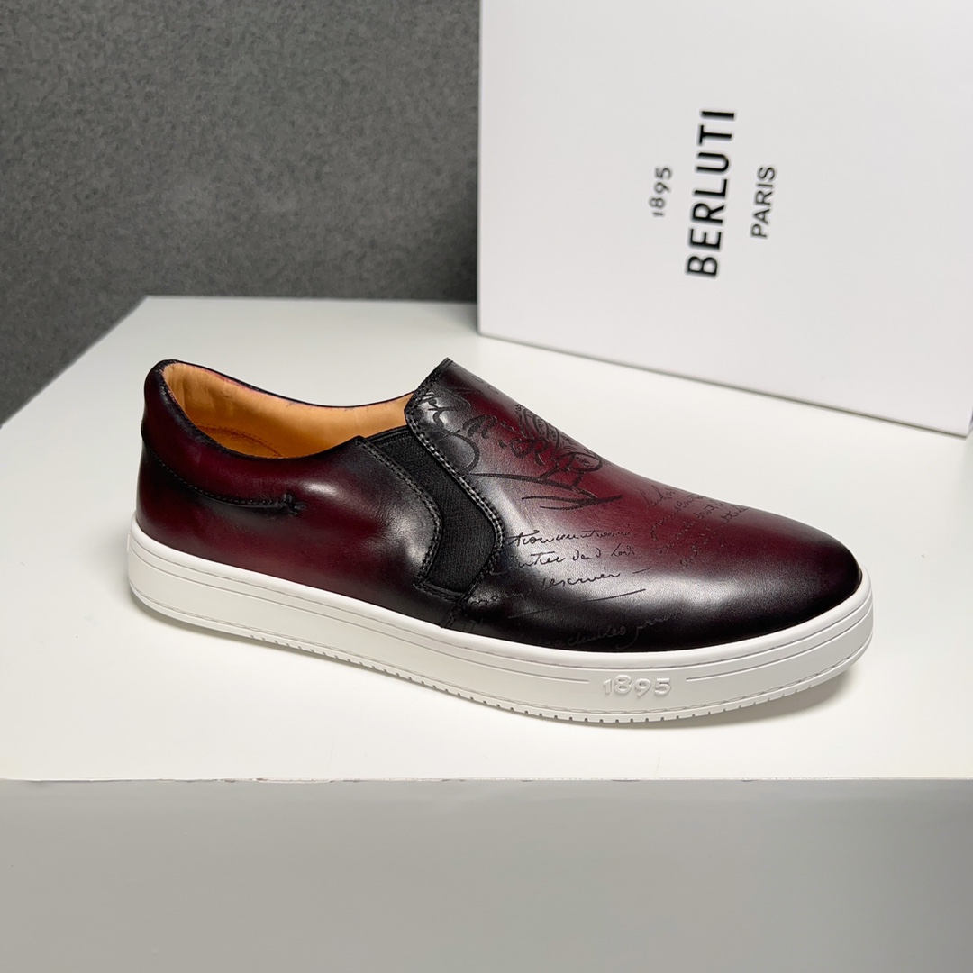430BerlutiBerluti Men's SneakersEste zapato excepcionalmente moderno rompe moldes con un empeine de 