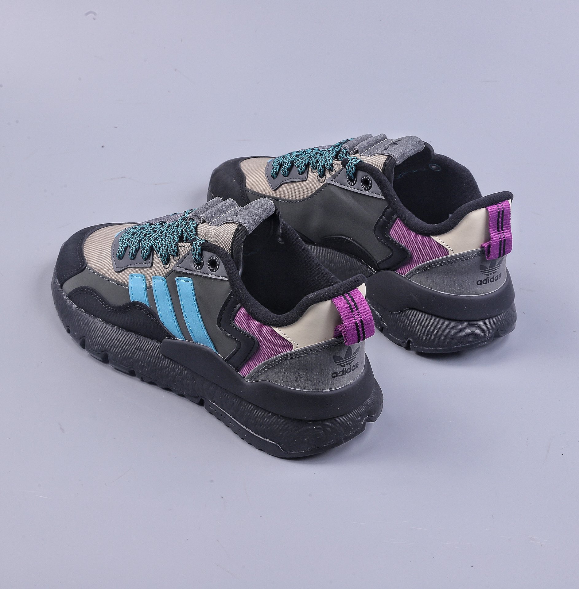 AD Nite Jogger Boost 3.0 Trefoil Joint Night Walker Black Gray Blue FZ3665